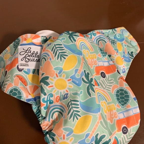 Bundle of Three Pocket Diapers with Matching Wet Bag - Picture 10 of 12